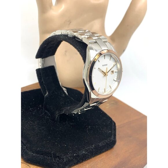 Rado Womens Watch R32976123 Hyperchrome Swiss Quartz Rose Gold Silver Steel 31mm - Picture 15 of 15